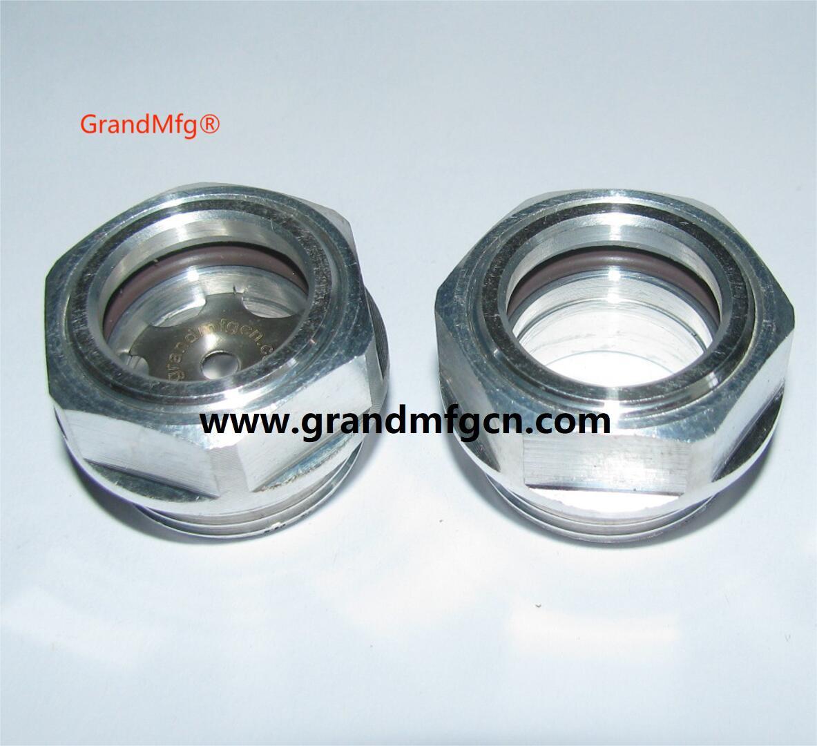 ALUMINUM OIL SIGHT GLASS