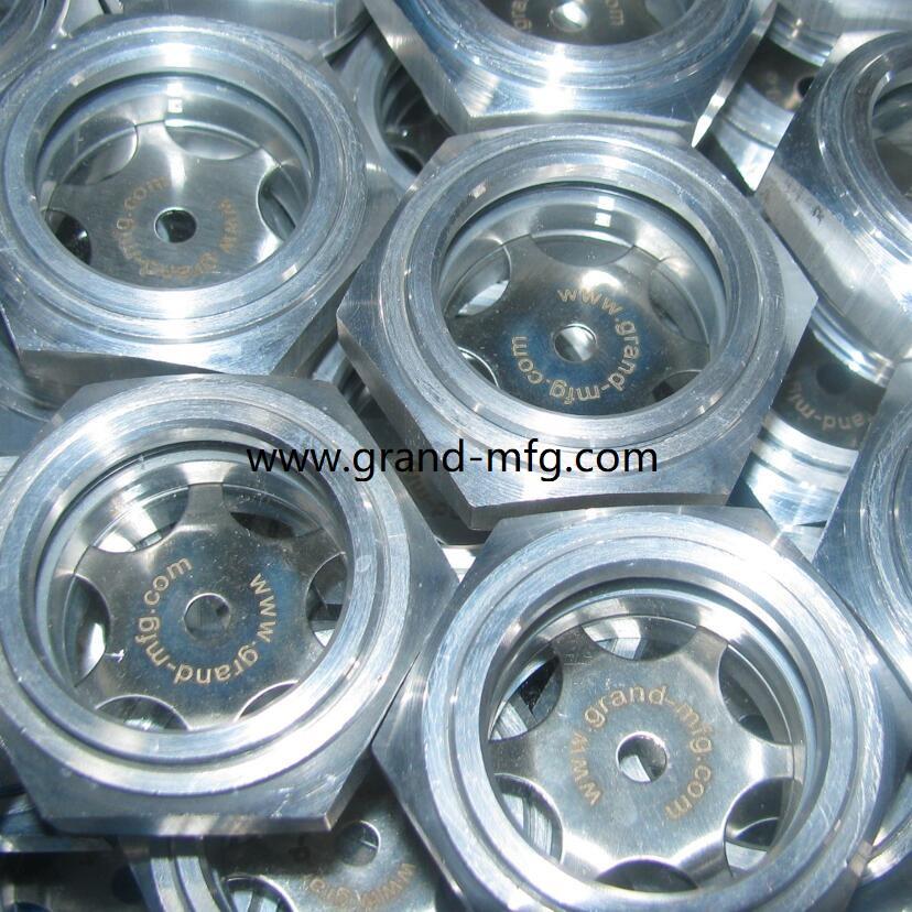 ALUMINUM OIL LEVEL SIGHT GLASS