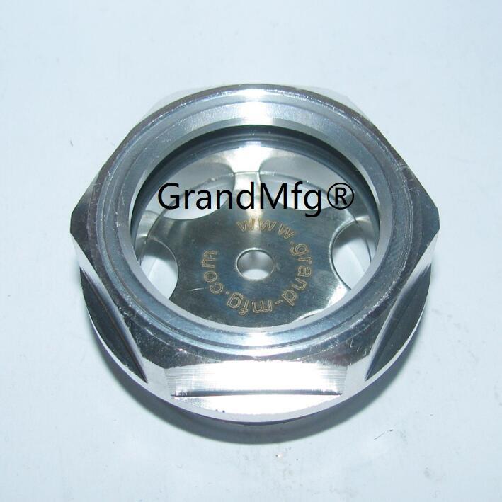 GrandMfg®铝油窗观察镜液位器黄铜视镜油镜油位器M18M22M24M27M33M36M42 2