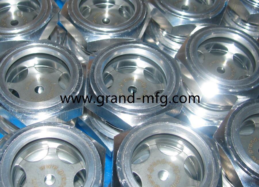 ALUMINUM OIL SIGHT GLASS