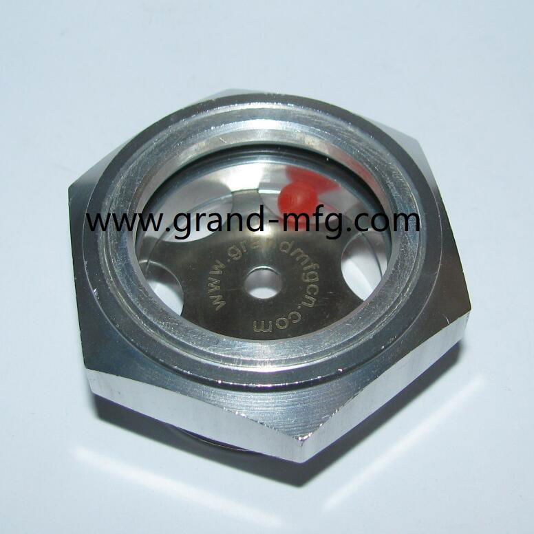 ALUMINUM OIL SIGHT GLASS