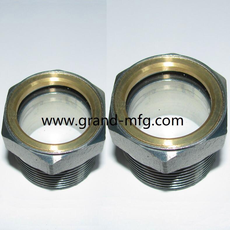 STEEL OIL SIGHT GLASS GAUGE