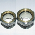 STEEL OIL SIGHT GLASS GAUGE