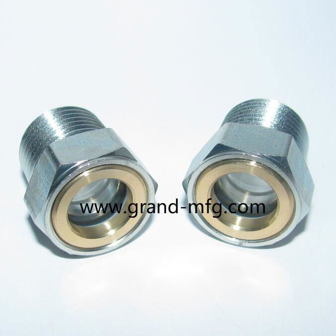 PLATED STEEL OIL SIGHT GLASS