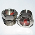 NICKEL PLATED SIGHT GLASS