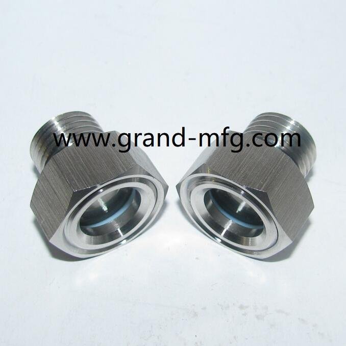 STAINLESS STEEL COOLANT SIGHT GLASS