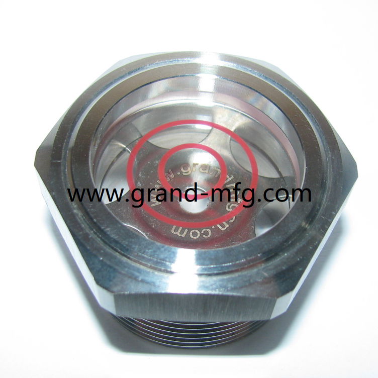 STAINLESS STEEL NPT OIL SIGHT GLASS