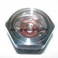 STAINLESS STEEL NPT OIL SIGHT GLASS