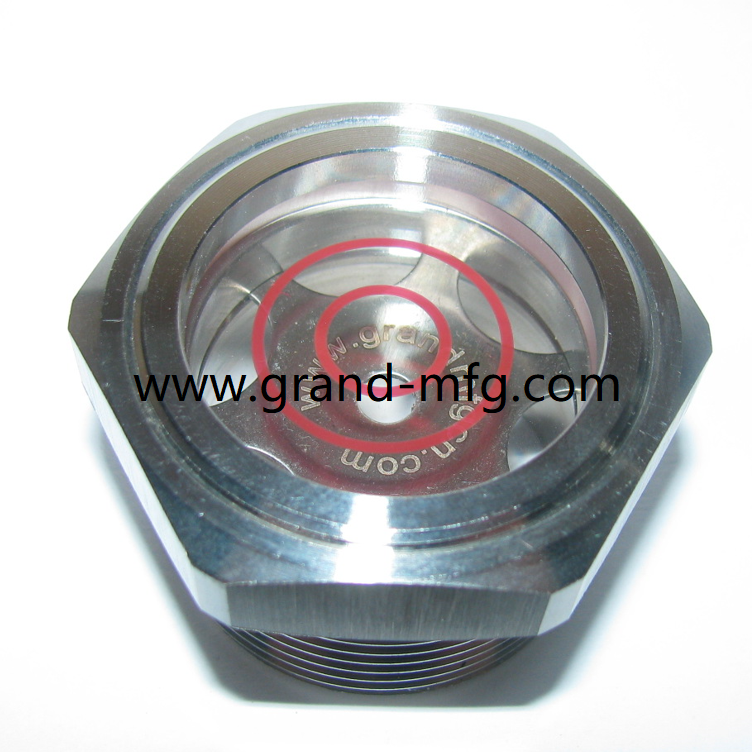 STAINLESS STEEL SS304 NPT OIL SIGHT GLASS