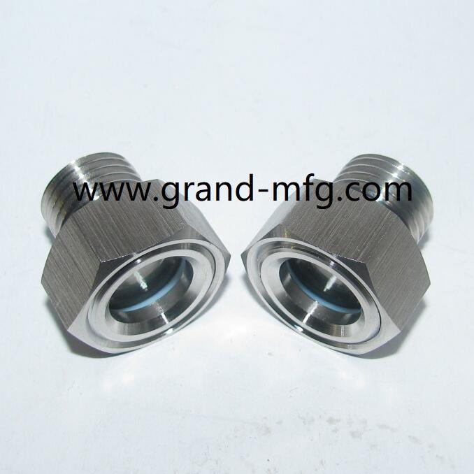 STAINLESS STEEL SS304 NPT OIL SIGHT GLASS