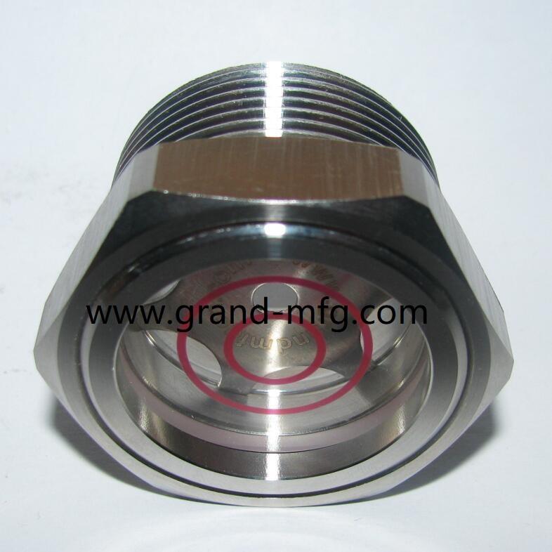 STAINLESS STEEL SS304 NPT OIL SIGHT GLASS