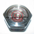 STAINLESS STEEL SS304 NPT OIL SIGHT GLASS