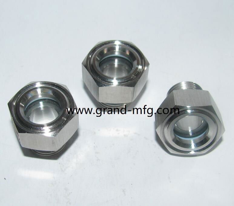 STAINLESS STEEL SS304 NPT OIL SIGHT GLASS