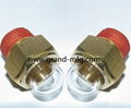 GM-HDM16  Brass Bubble Sight Plugs dome oil sight glass plugs oil eyes M16x1.5