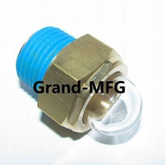 GrandMfg® 1/2 inch 1 INCH GM-HDG10 dome oil levels blower group oil sight glass