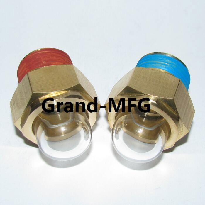 NPT1/2 GrandMfg® 半球形油窗 观察镜 凸顶油镜 GM-HDN12 4