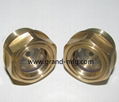 BRASS OIL SIGHT GLASS