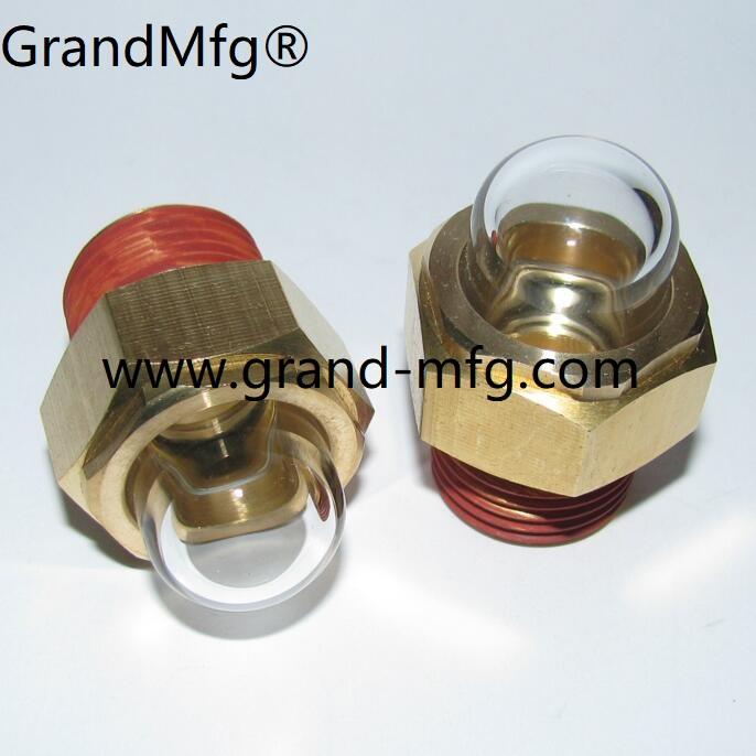  Turbomachinery & Pump NPT 1/2" Domed oil sight guage 2