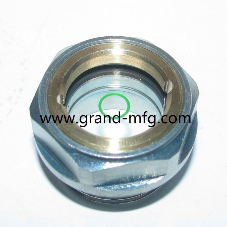 GrandMfg® brass oil sight glass for vacuum pump oil leveler observation 3