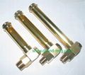 Brass tubuar Vented Oil level Gages indicator gauges 8