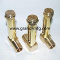 Short Elbow Brass Tube oil level Gages