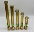 Male thread Brass tube Oil Sight Glass &