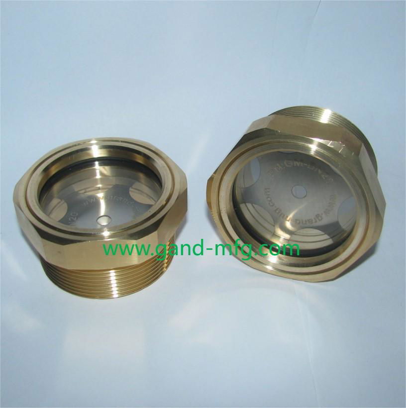 BRASS OIL SIGHT GLASS