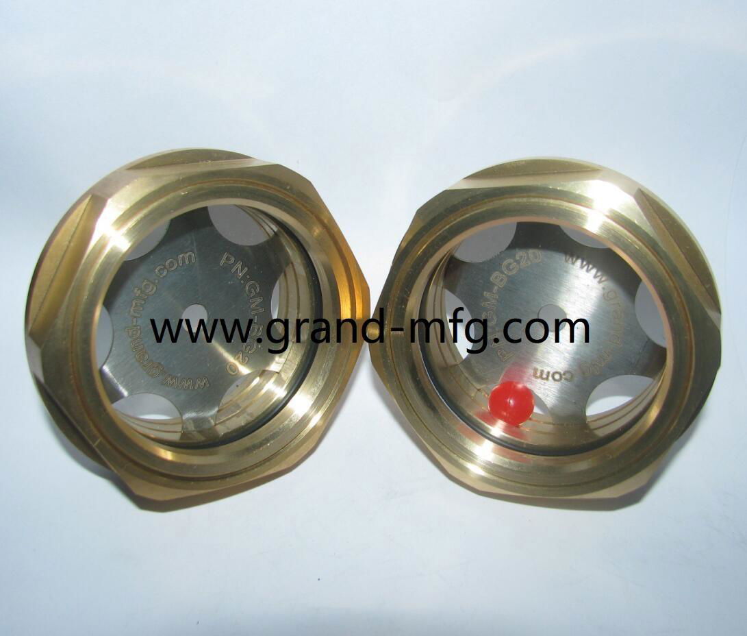 BRASS OIL SIGHT GLASS