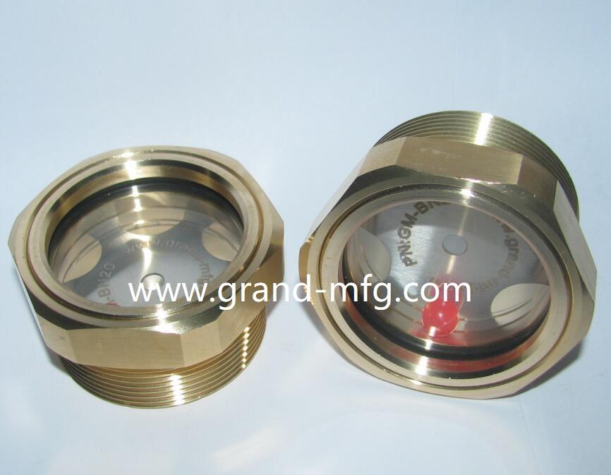 BRASS OIL SIGHT GLASS