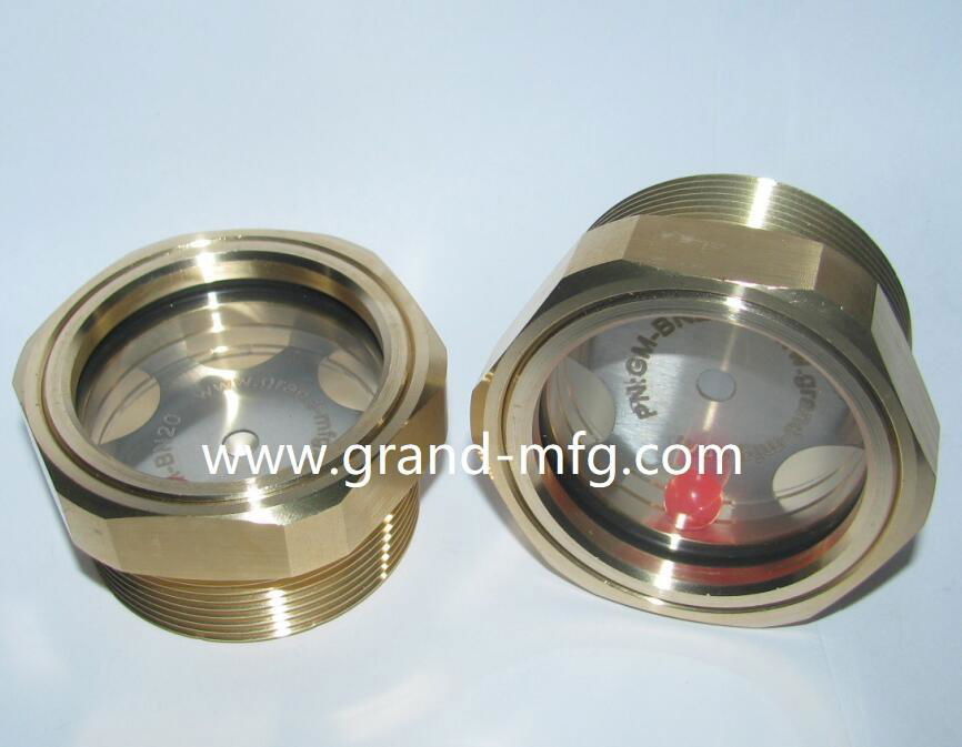 Self-Priming Centrifugal 2" NPT brass Viewports Bulls Eye Oil level sight glass  2