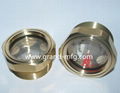 NPT 1-1/4 inch Brass oil level Observation ports Sight glass plug