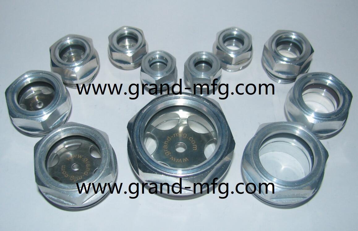 工程車散熱器G1-1/4" GrandMfg® 鋁油液視鏡油標油鏡 GM-HAG114 2