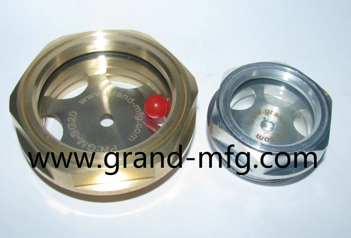 ALUMINUM OIL LEVEL SIGHT GLASS