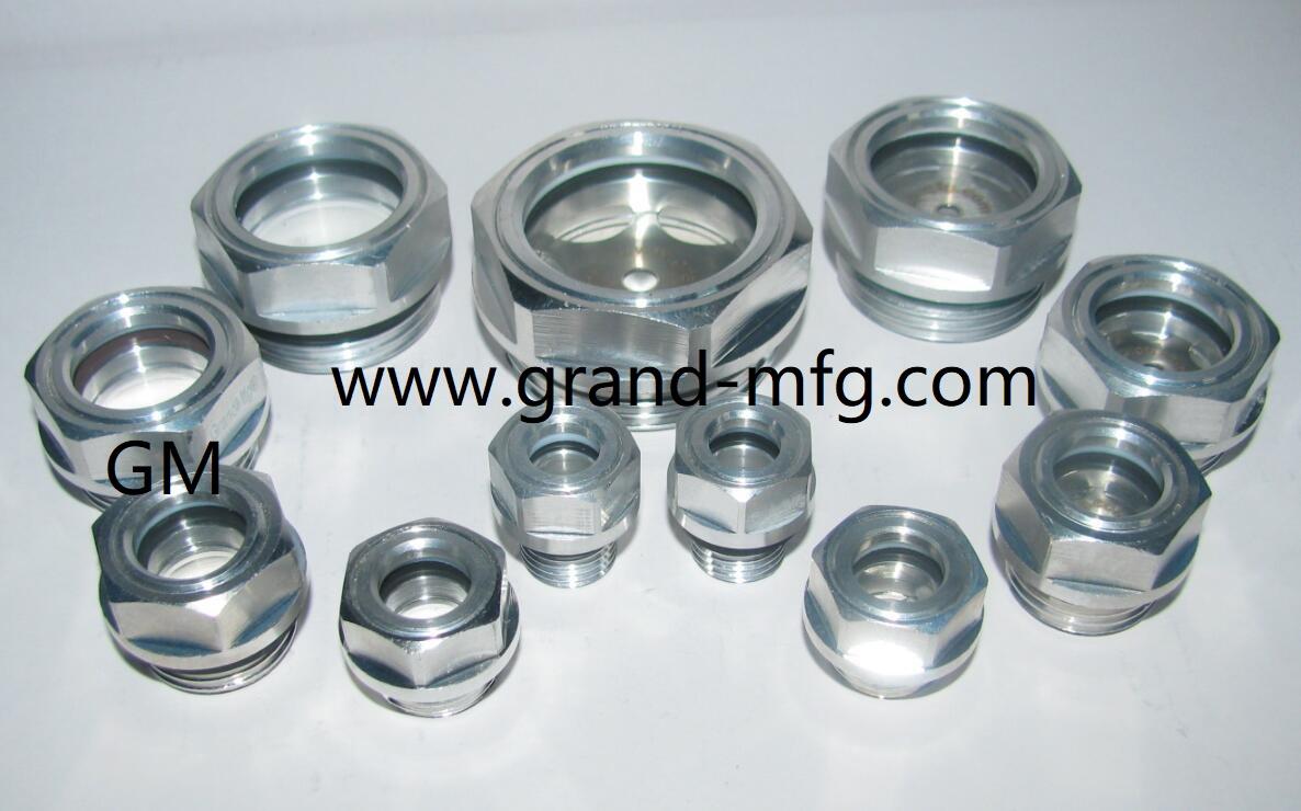 ALUMINUM OIL SIGHT GLASS