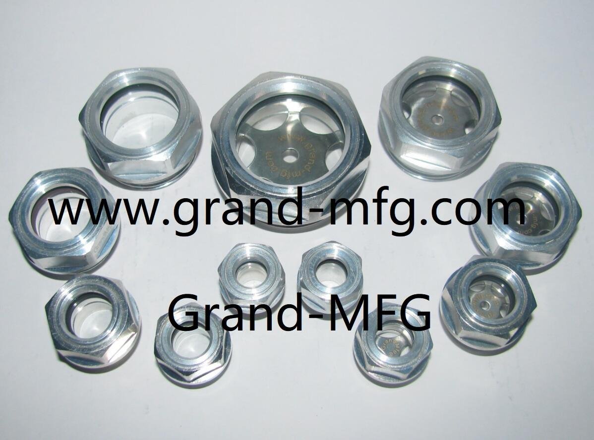 罗茨真空泵GrandMfg®铝油液位视镜G1-1/4英寸