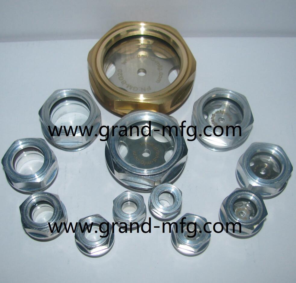 ALUMINUM OIL SIGHT GLASS