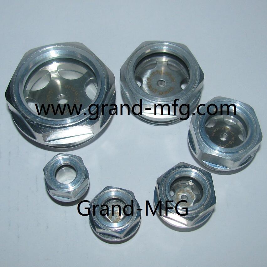 ALUMINUM OIL SIGHT GLASS