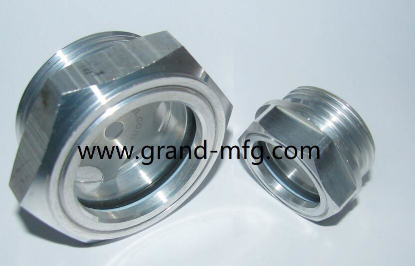 ALUMINUM OIL SIGHT GLASS