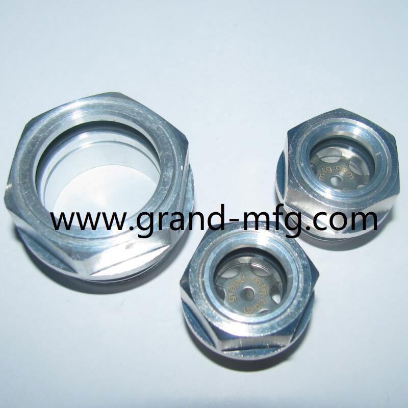 ALUMINUM OIL SIGHT GLASS