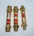 Male thread and Female thread Brass tube flow indicator  3