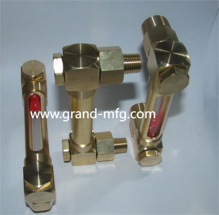 Male thread and Female thread Brass tube flow indicator  4