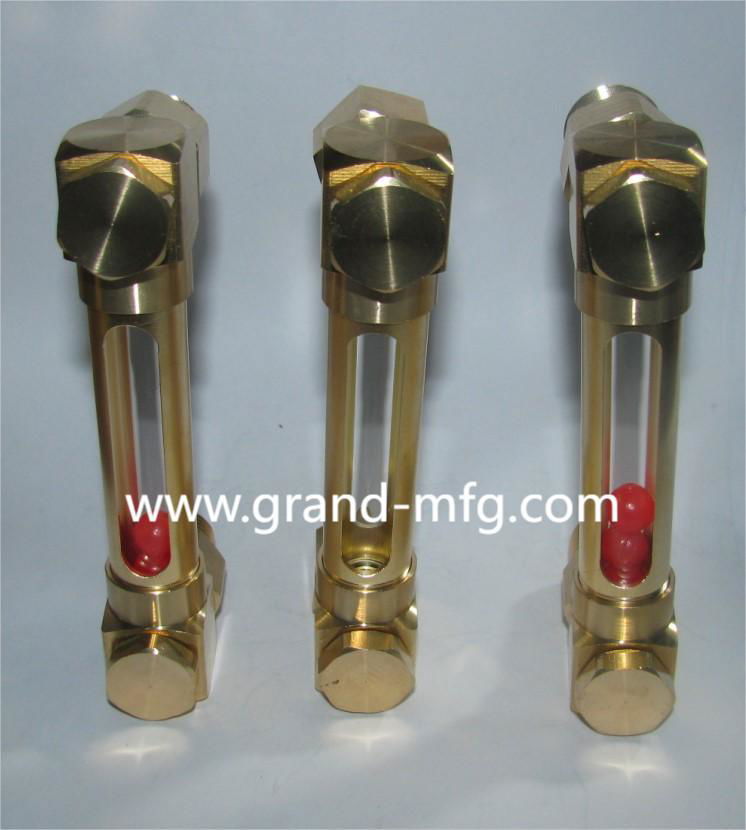 Male thread and Female thread Brass tube flow indicator  5