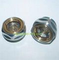 GM-BN12 Brass NPT 1/2" Oil Sight Glass Plugs for process pump 10