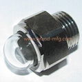 NICKEL PLATED SIGHT GLASS