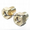 BRASS OIL SIGHT GLASS