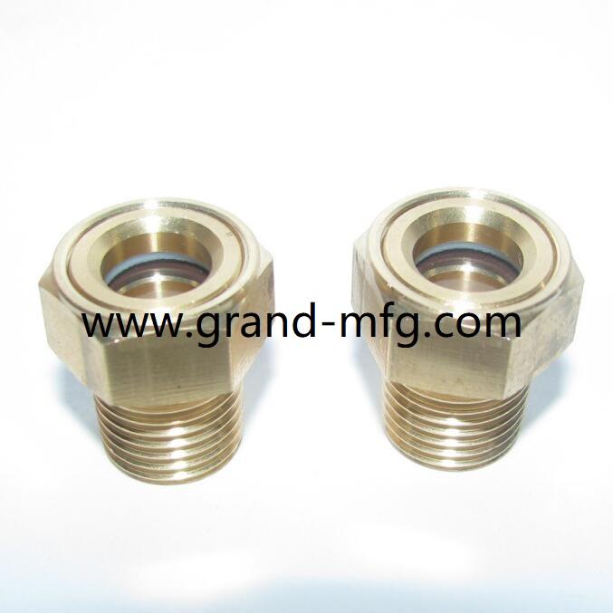 BRASS OIL SIGHT GLASS