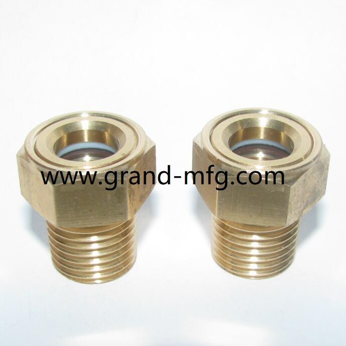 BRASS OIL SIGHT GLASS