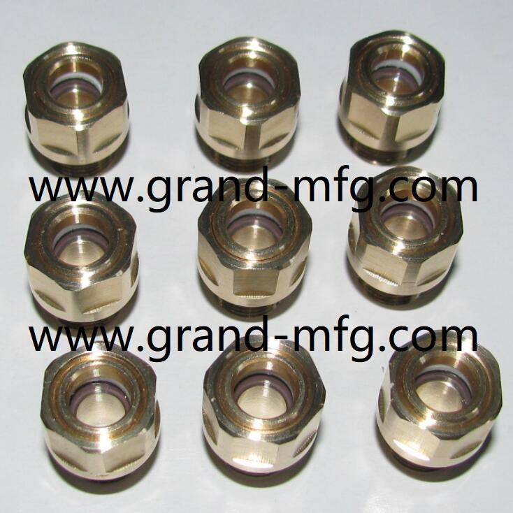 BRASS OIL SIGHT GLASS