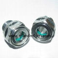 Steel Zinc plated oil level sight glass for centrifugal pump