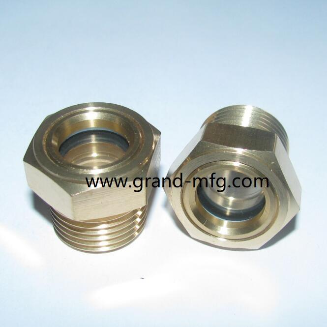 BRASS OIL SIGHT GLASS